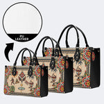 Eyes & Death Moth - Leather Handbag