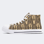 Death Skull Print - High Top Canvas