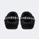 We Have Such Sights To Show You - Fur Lined Slippers/Sandals