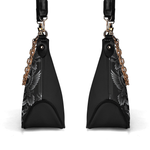 Iron Horse Elegance- Leather Crossbody Bag