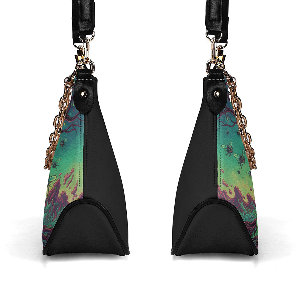 The Strange Tree- Leather Crossbody Bag