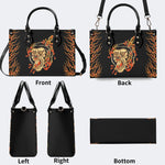 Unisex Monkey Print - Leather Handbag