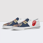 Stone Print Slip On Shoes