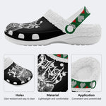 Melodic Death Metal Print - Fur Lined Slippers