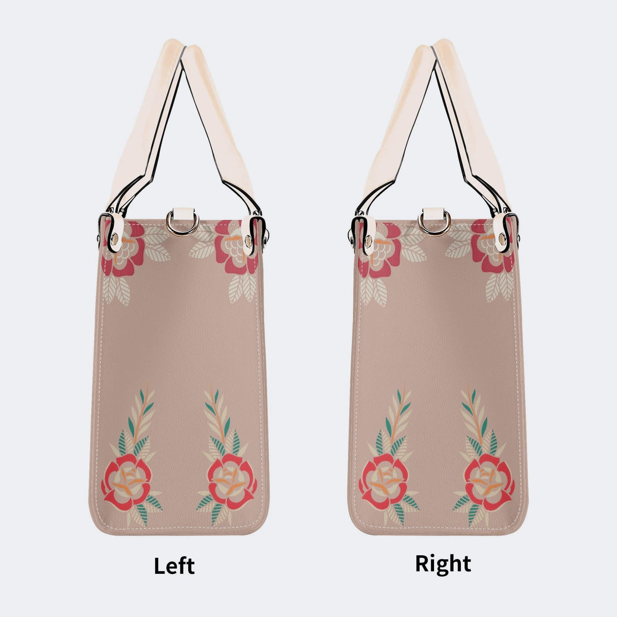 Lucky Cat Print - Leather Handbag