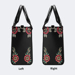 Cowboy Frog Print - Leather Handbag