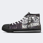 Unisex Night Horror Print - High Top Canvas