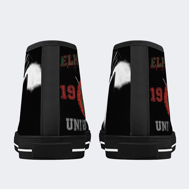 Unisex Horror Print - High Top Canvas