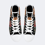 Unisex Death Moth Vintage Print - High Top Canvas