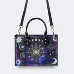 Cancer Starry Sky - Leather Handbag