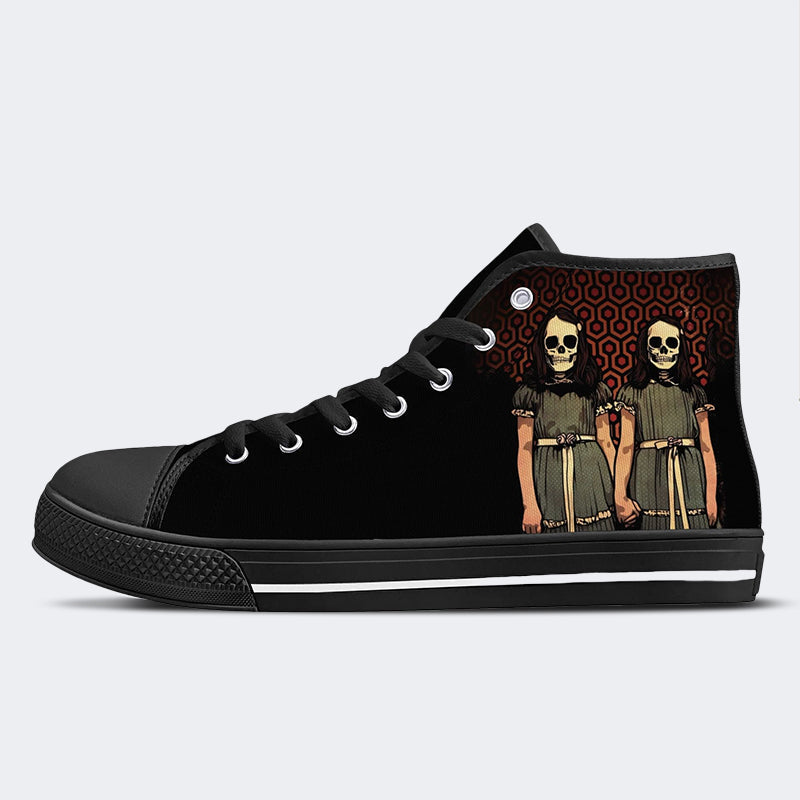 Unisex Horror Print - High Top Canvas