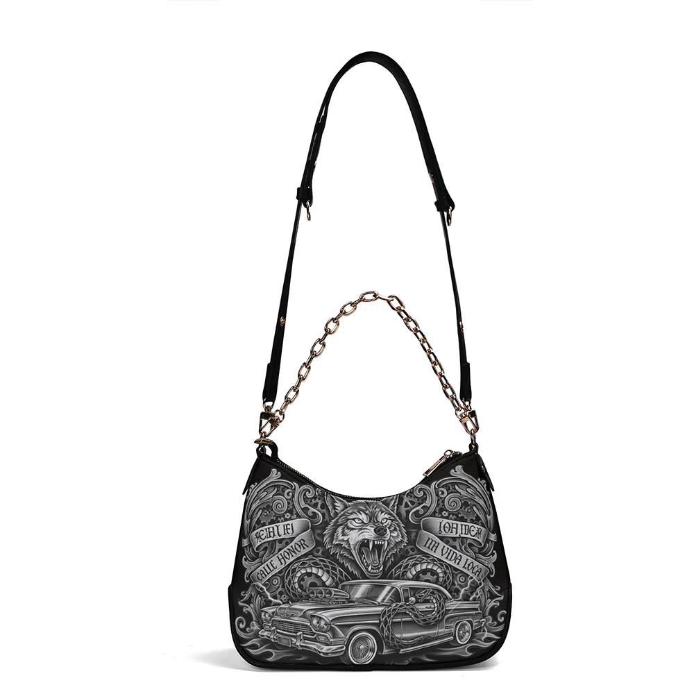 Iron Wolf Streetline- Leather Crossbody Bag