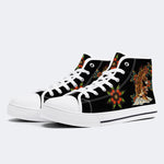 Tiger And Auspicious Clouds Print - High Top Canvas