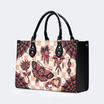 Gothic Tattoo Print - Leather Handbag