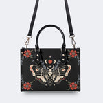 Red Spotted Death Moth - Leather Handbag