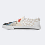 Jaws Retro Poster Unisex Classic Print - Slip On Shoes