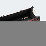 Gothic Tattoo Print - Leather Handbag