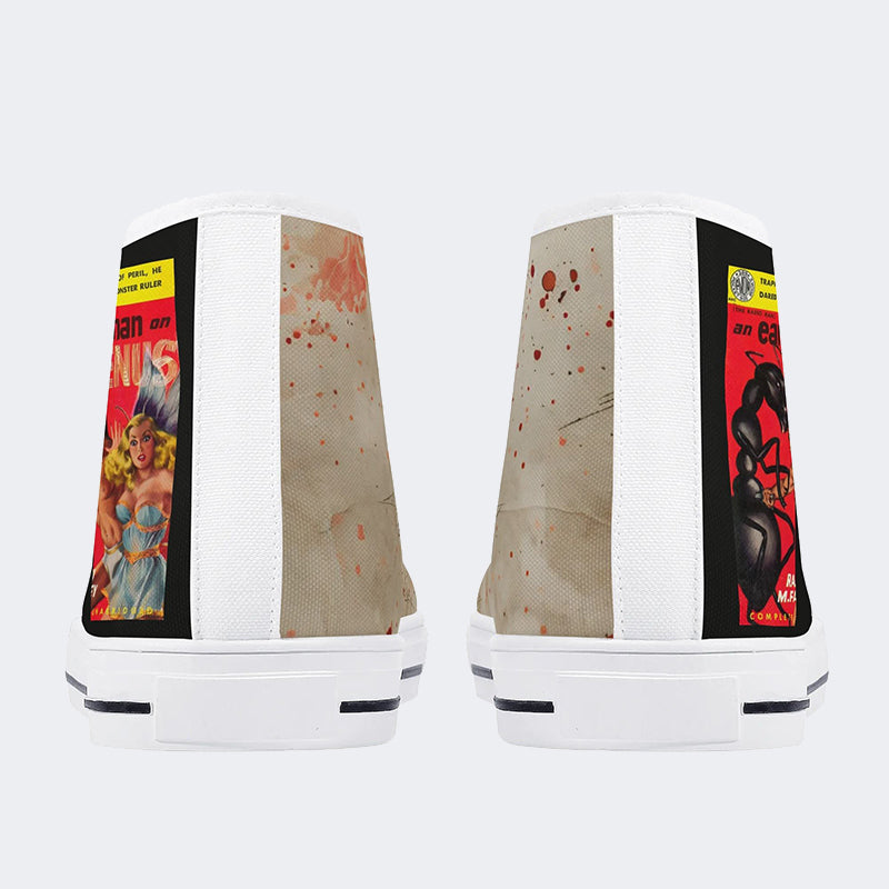 Unisex Horror Print - High Top Canvas