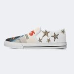 Jaws Retro Poster Unisex Classic Print - Slip On Shoes