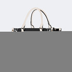 Unisex Tiger Print - Leather Handbag