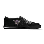 Unisex Death Moth&Skull - Slip On Shoes