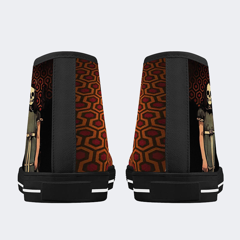 Unisex Horror Print - High Top Canvas