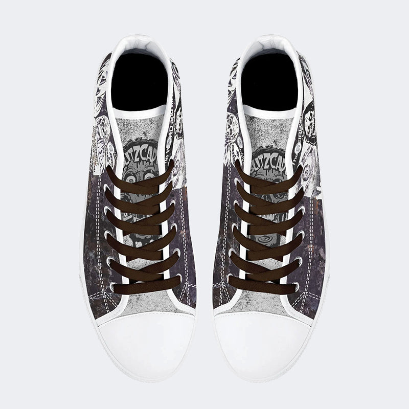 Unisex Night Horror Print - High Top Canvas