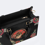 Cowboy Frog Print - Leather Handbag