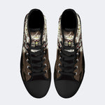 Death Moth&Skull - High Top Canvas