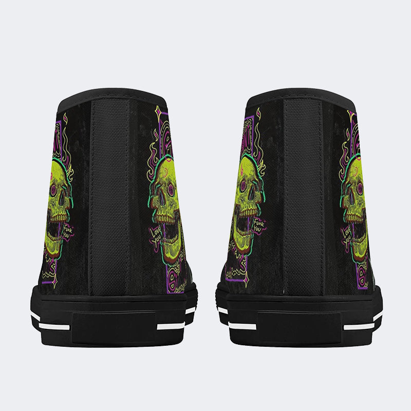 Unisex Horror Print - High Top Canvas