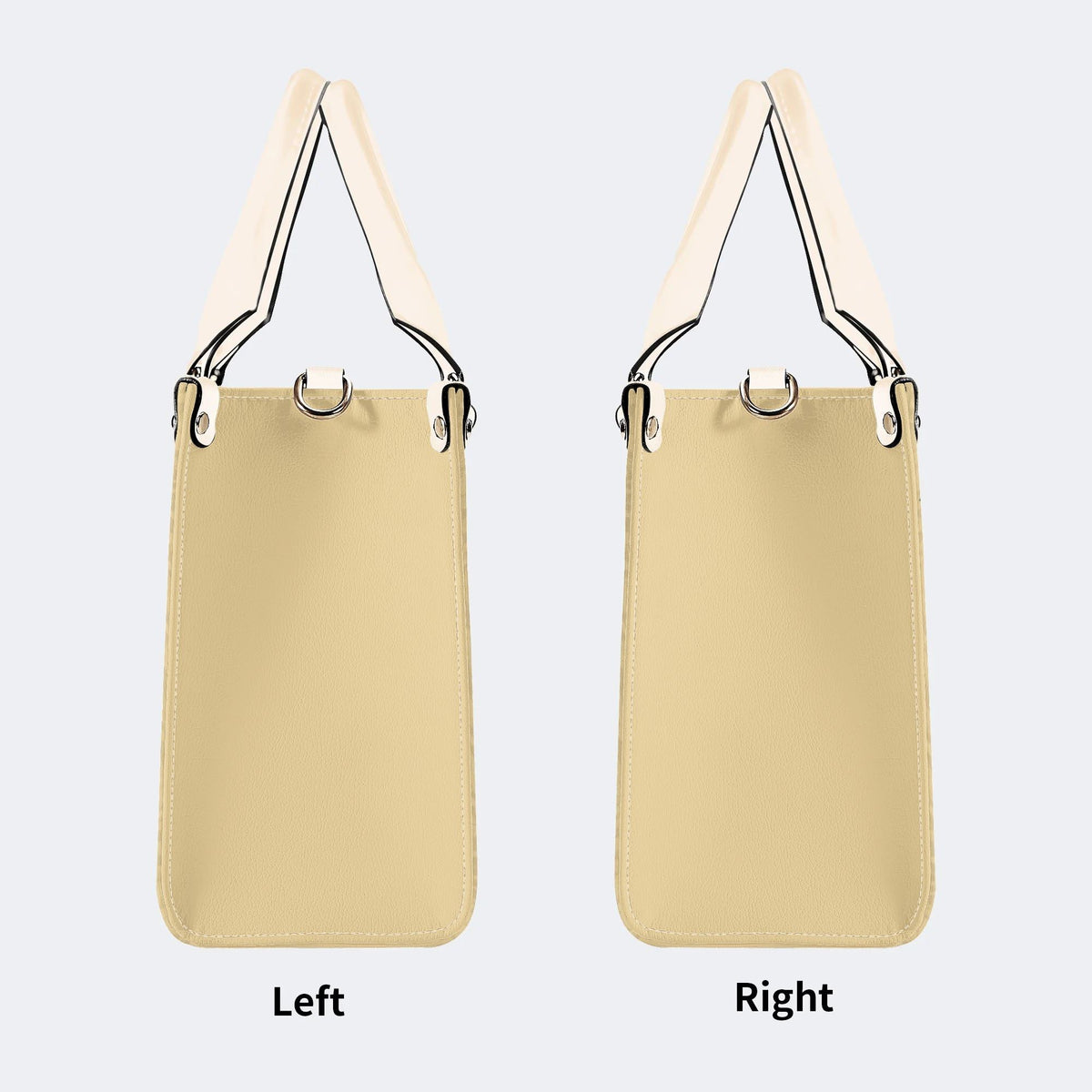 Traditional Tiger and Dragon Print - Leather Handbag