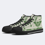 Classic Death Moth Vintage Print - High Top Canvas