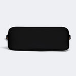Gothic Bat Print - Leather Crossbody Bag