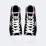 Scream The Grim Reaper Is Coming - High Top Canvas