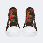 Unisex Black Metal Pinhead Print - High Top Canvas