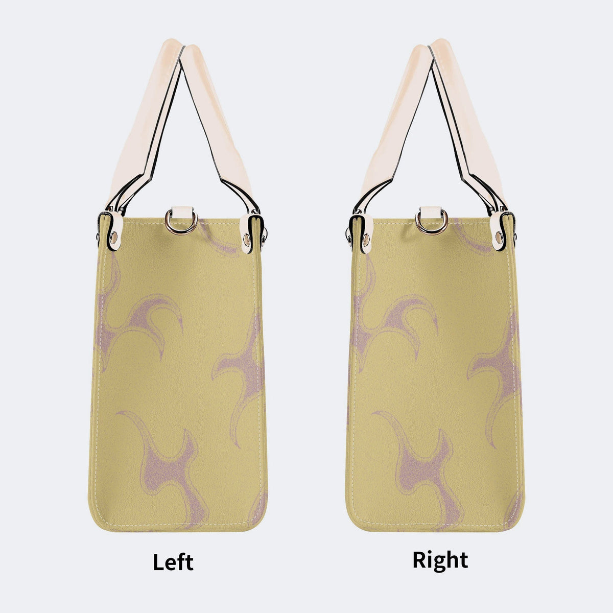 Horror Movies Print - Leather Handbag