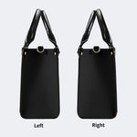 Retro Sun Print - Leather Handbag