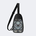 Gothic Bat Print - Chest Bag