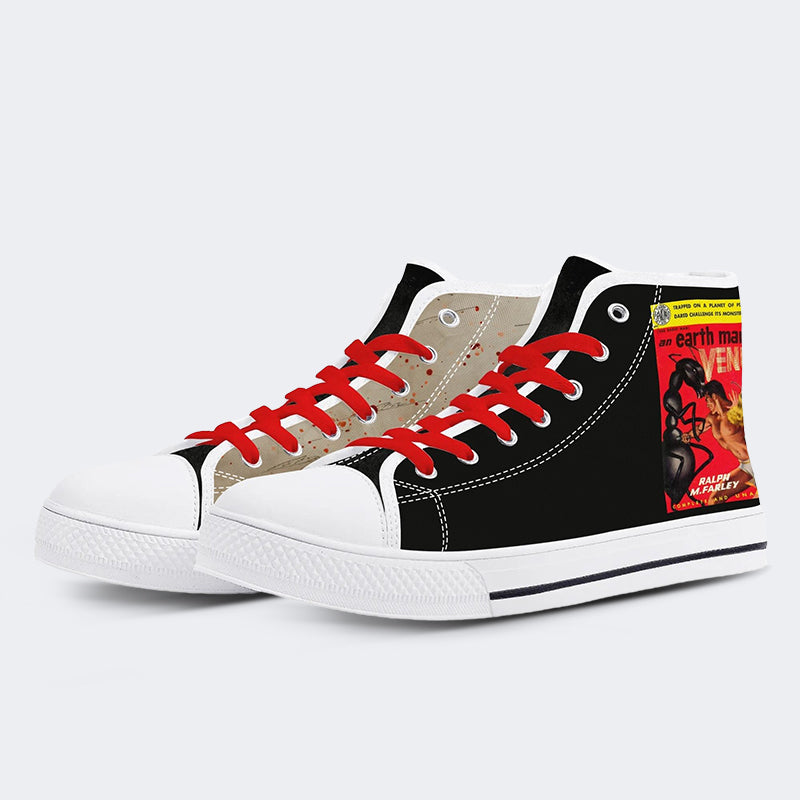 Unisex Horror Print - High Top Canvas
