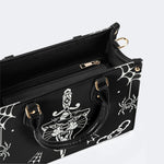 Unisex Tiger Print - Leather Handbag