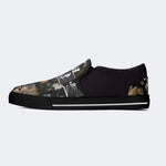 Horror Collage Print - Slip On Shoes