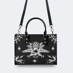 Gothic Eagle And Snake - Leather Handbag