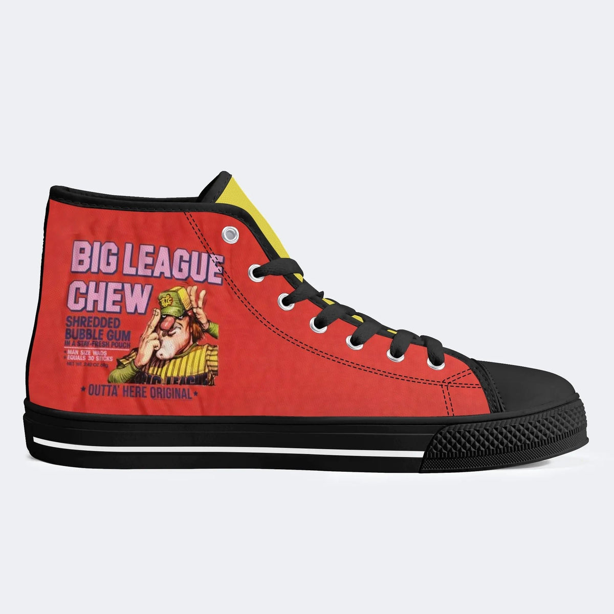 Shredded Bubble Gum Unisex Classic - High Top Canvas