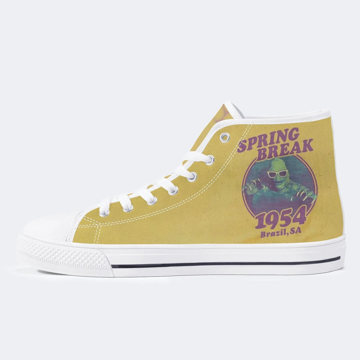 Spring Break 1954 Creature Unisex Classic - High Top Canvas