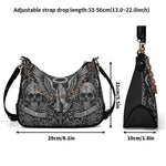 Divinity in Black- Leather Crossbody Bag