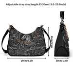 Iron Horse Elegance- Leather Crossbody Bag