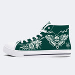 Classic Death Moth Vintage Print - High Top Canvas