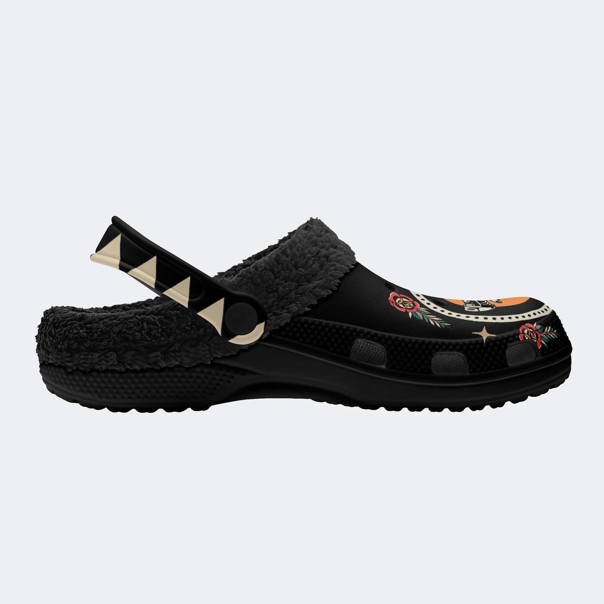 Trust No One Snake Print - Fur Lined Slippers/Sandals