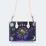 Shooter's Starry Sky - Leather Handbag