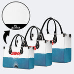 Quint's Shark Fishing Jaws Retro - Leather Handbag